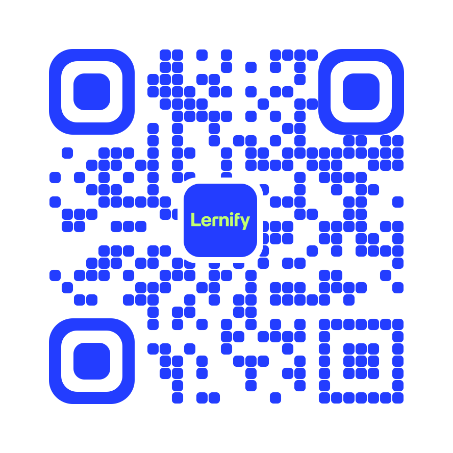 QR code linking to lernify.app
